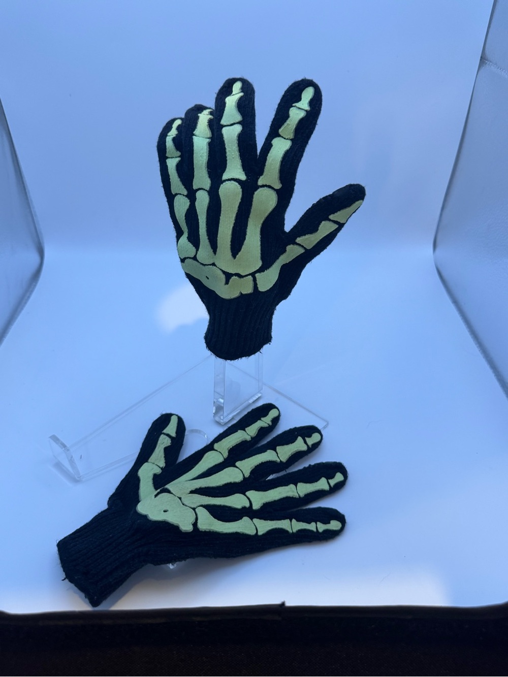 Glow in the Dark Black Work Gloves